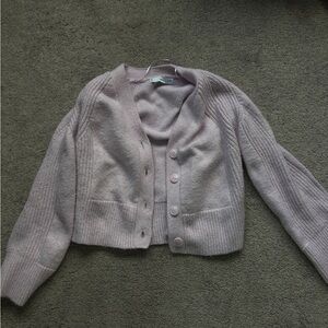 Mango light pink cardigan size S